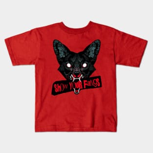 SHOW YOUR FANGS (ANTIFA) Kids T-Shirt